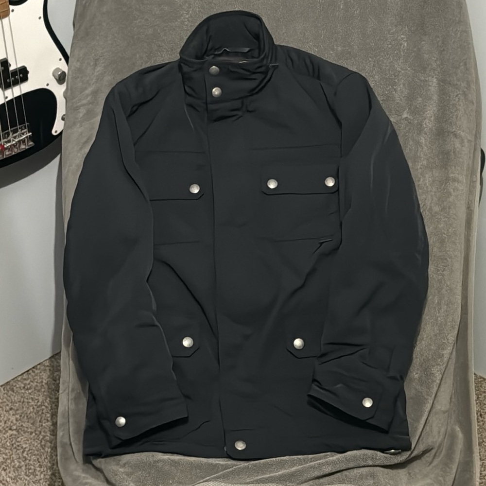 Coach Navy Blue Nylon Field Jacket - Men’s Small